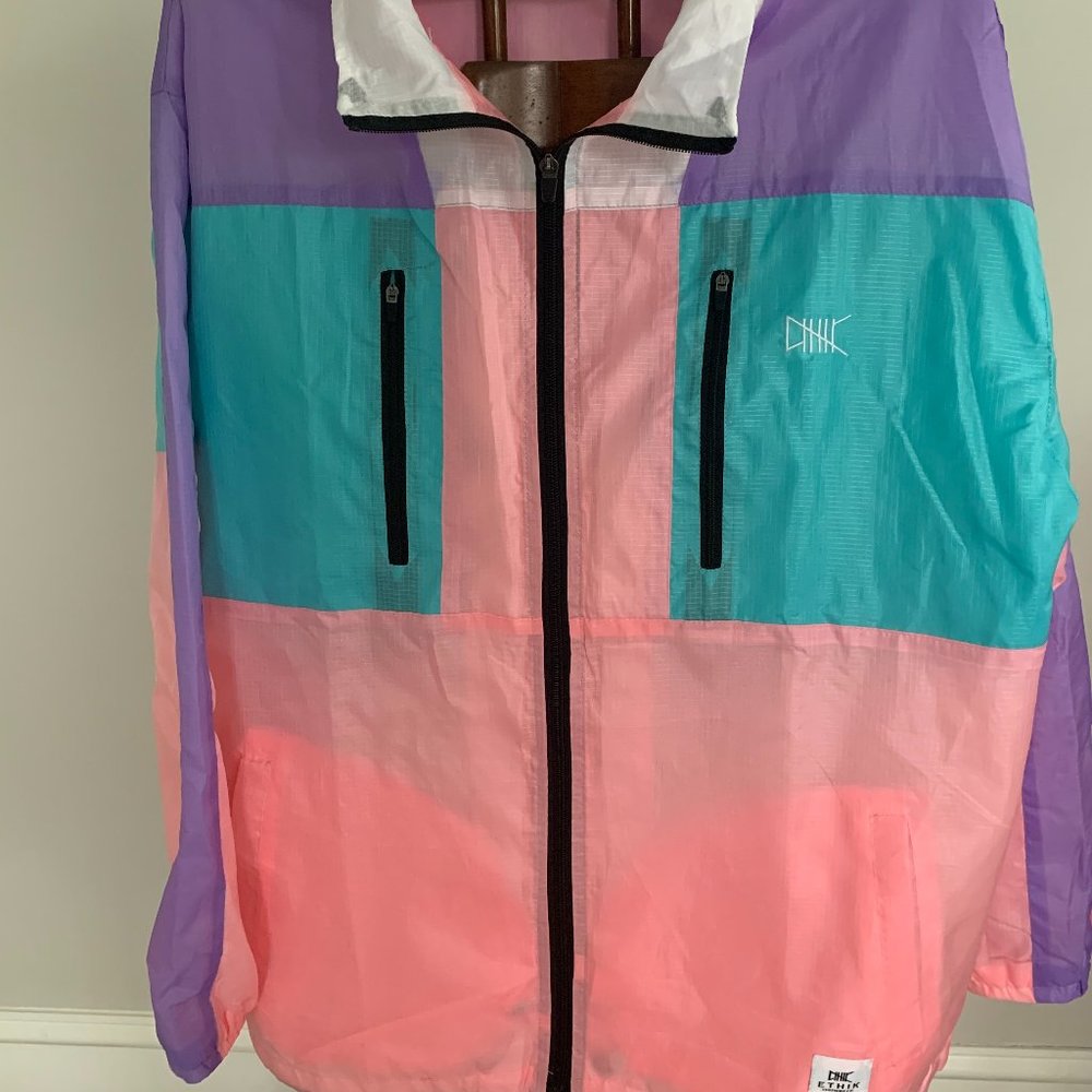 Men's Ethik Color Block Windbreaker XXL